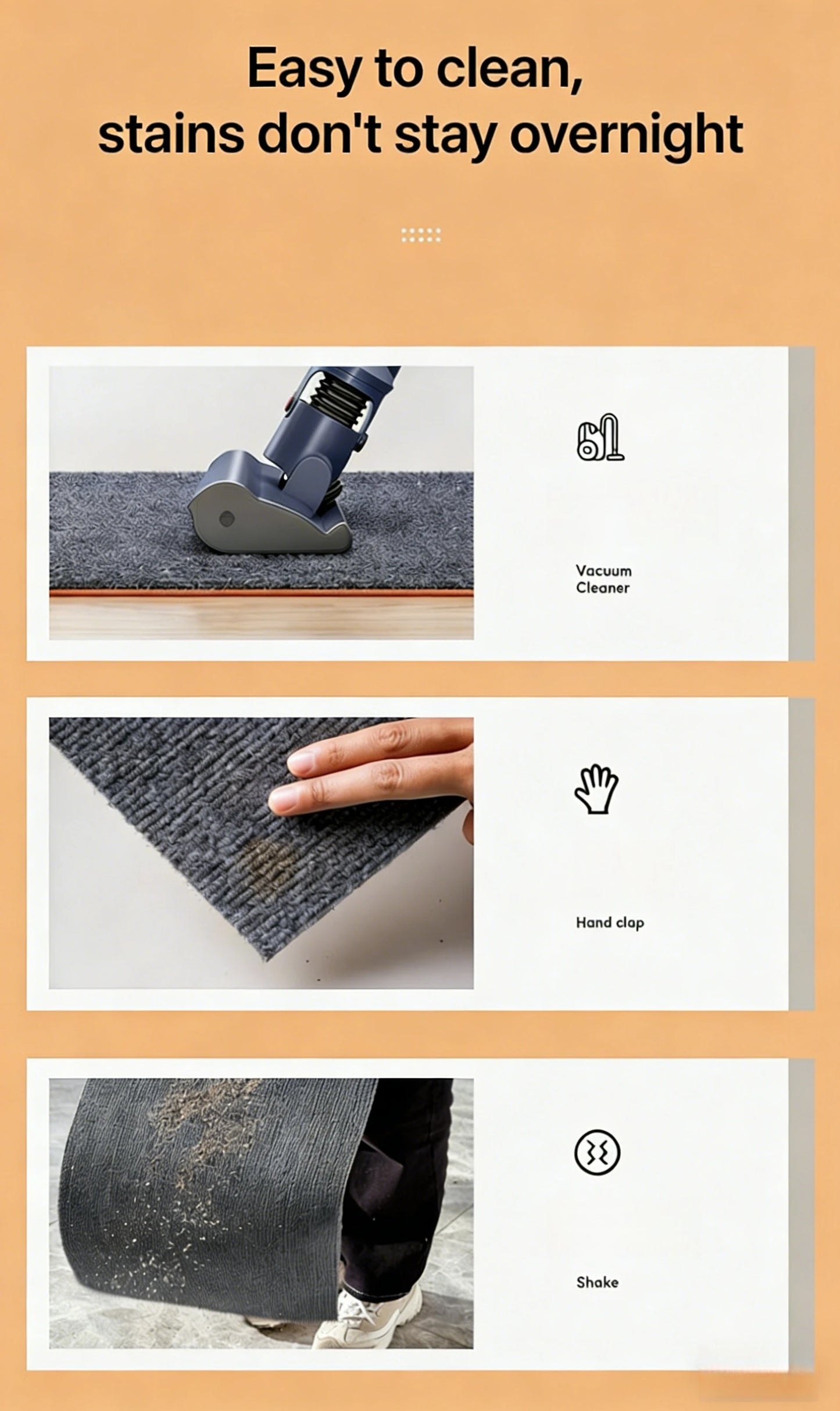 Plush Floor Protection Mat – Anti-Slip Rug for Gaming Chairs, Home Office & Gym Equipment