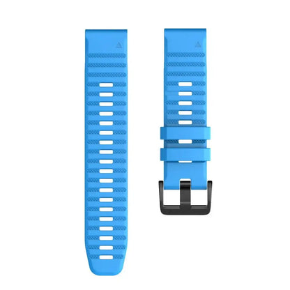 QuickFit Silicone Strap for the Garmin Descent MK1/MK2/MK2i, Enduro/2, Tactix Delta (26mm) (10 colours available)