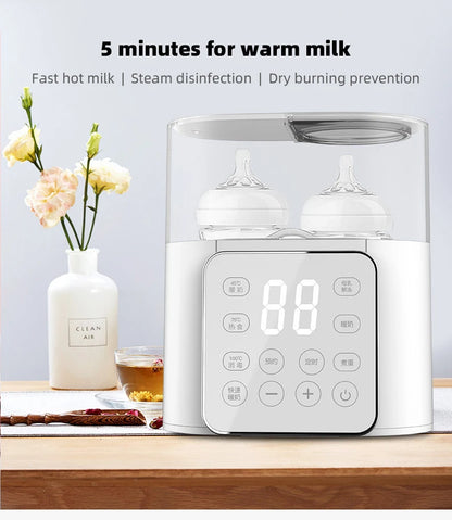 Baby Bottle Warmer & Steriliser – Fast Heating with Precise Temperature Control