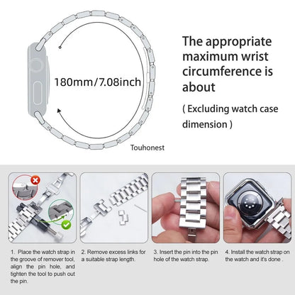 Stainless Steel Strap for the Apple Watch Ultra/Series 3–10 (38–49mm) (2 sizes & 18 colours available)