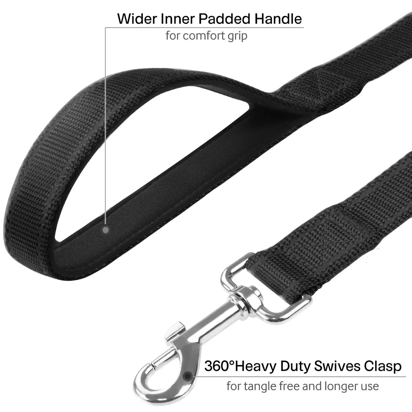 Nylon Hands-Free Dog Leash (2.5×250cm)