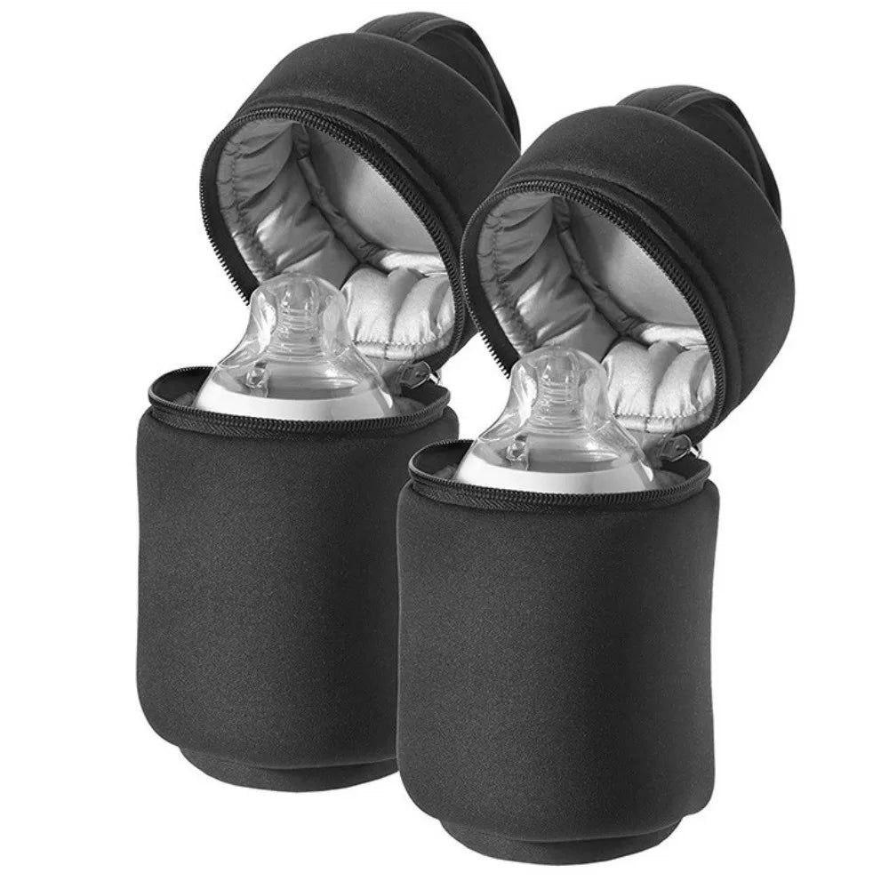 Insulated Baby Bottle Bag – Waterproof Thermal Milk Warmer with Shock Protection