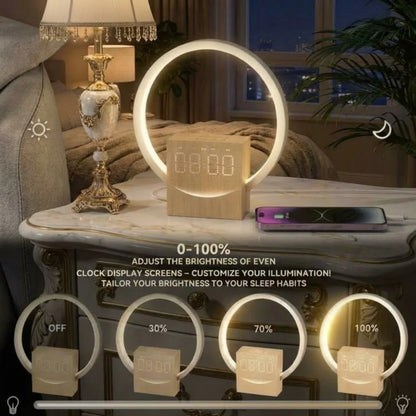 Sunrise Alarm Clock with Bluetooth Speaker, White Noise & Touch Night Light