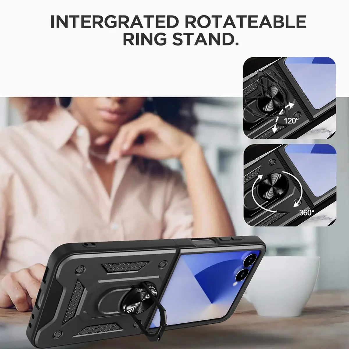 Rugged Military Grade Cover for the Samsung Galaxy Z Flip7 (7 colours available)