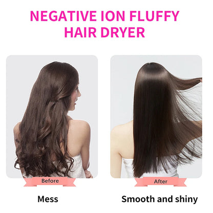 3-in-1 Hot Air Hair Dryer Brush – Ionic Blow Dryer, Straightener & Styling Comb