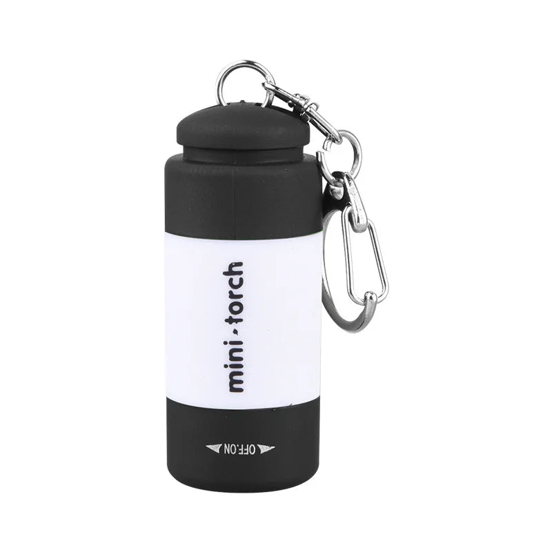 USB Rechargeable Mini Keychain Flashlight – Pocket LED Torch