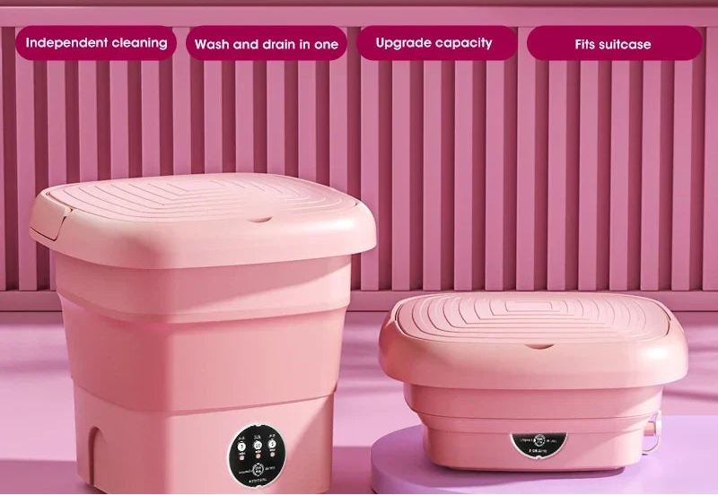 4.5L Portable Folding Washing Machine for Travel & Small Spaces
