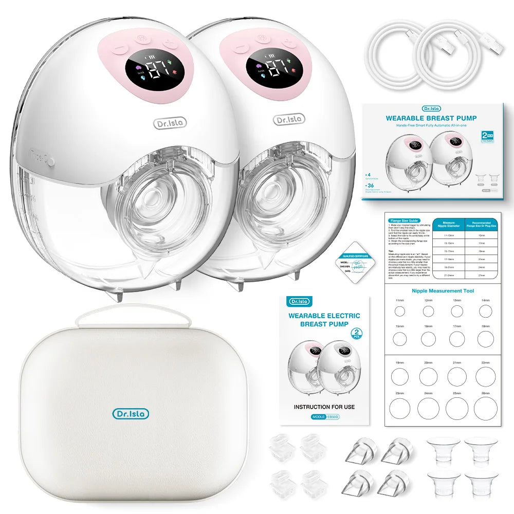 2-Pack Wearable Breast Pumps – Hands-Free, Silent & Leak-Proof