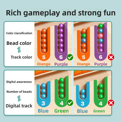 Magnetic Colour & Number Maze – Montessori-Style Counting & Matching Toy