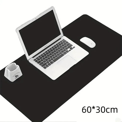 PU Leather Desk Mat – Waterproof Office Desk Protector & Large Mouse Pad (60 × 30cm)