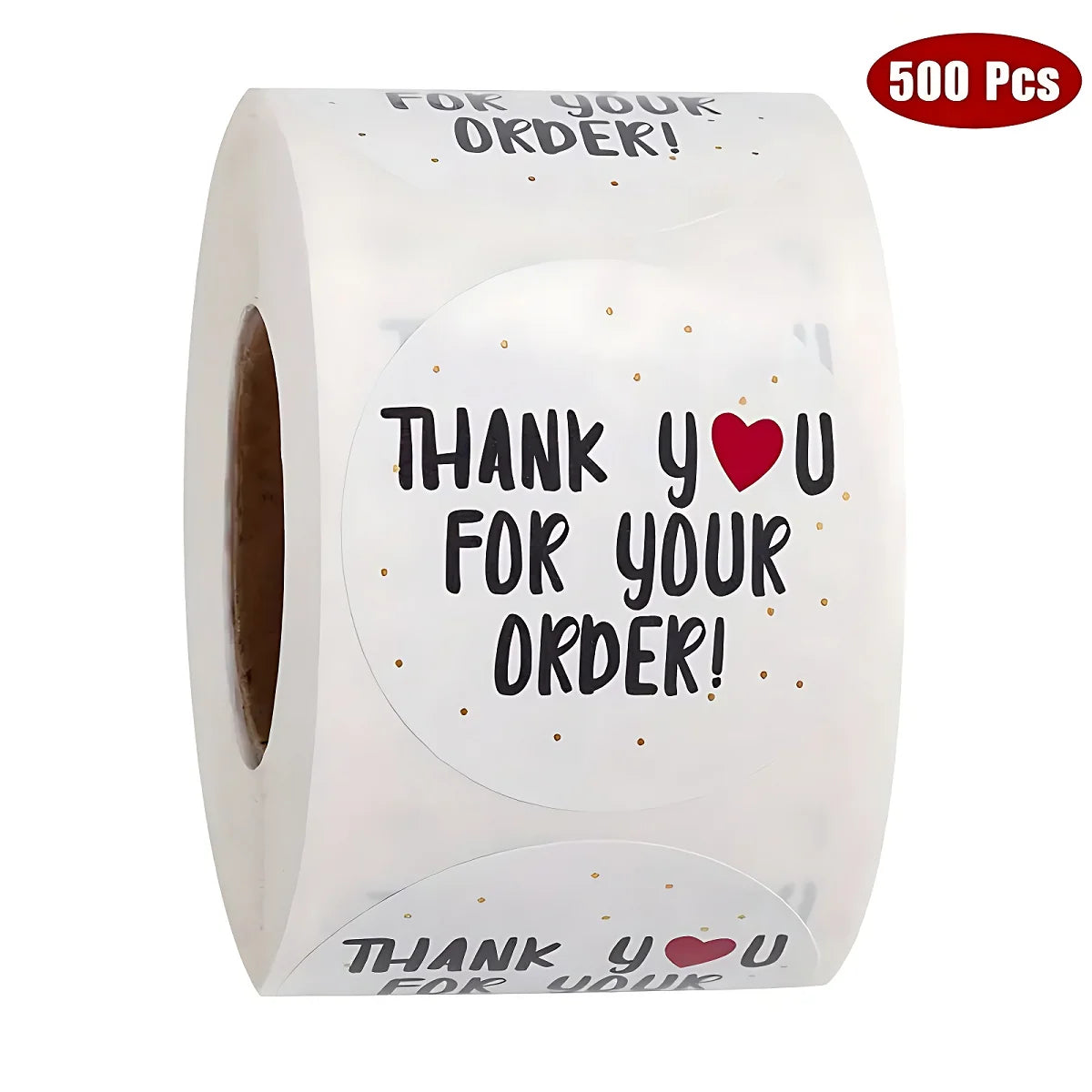 500-Pack Thank You for Your Order Stickers – Packaging Labels for Small Business