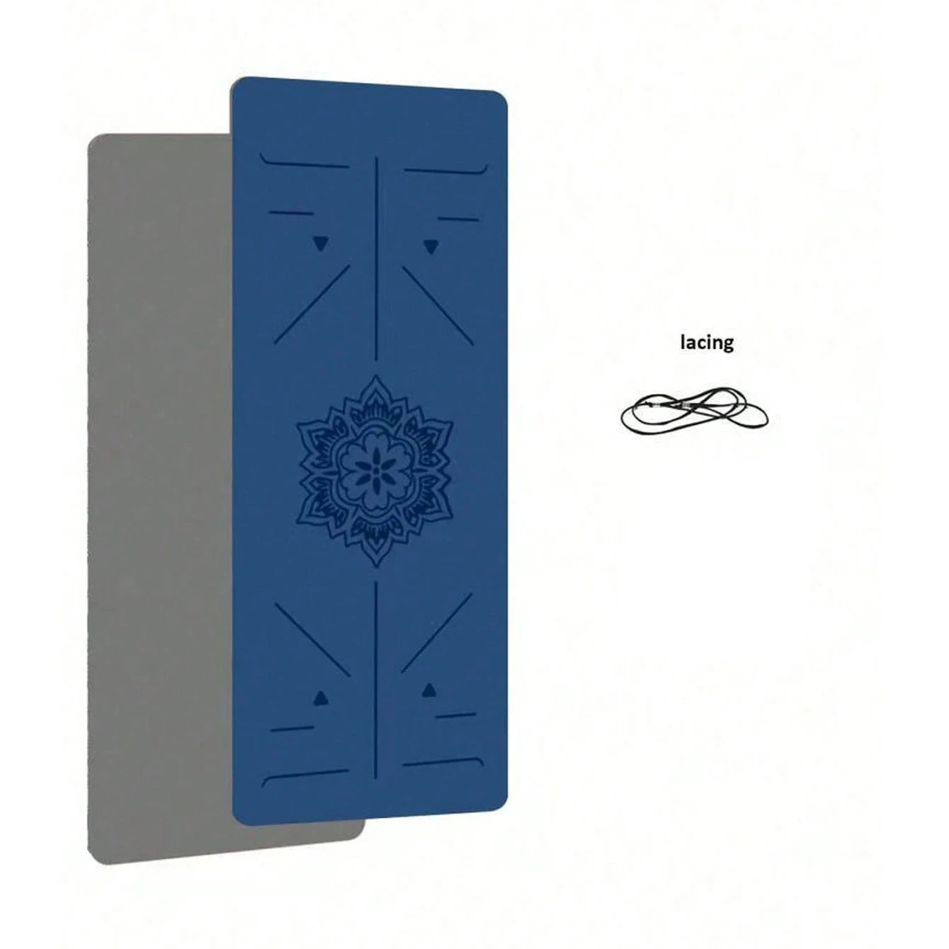 Eco-Friendly TPE Yoga Mat – 6mm Non-Slip Exercise & Pilates Mat (180 × 57cm)