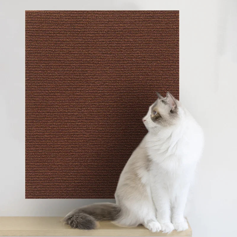 Self-Adhesive Cat Scratching Mat – Trimmable Furniture & Wall Protector