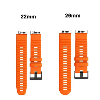 QuickFit Silicone Strap for the Garmin Flagship Models (2 sizes & 46 colours available)