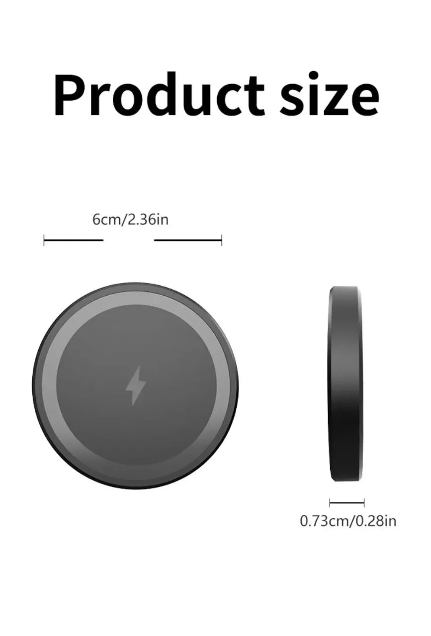 Magnetic Wireless Charger Pad – 30W Fast Charging Stand (MagSafe Compatible)