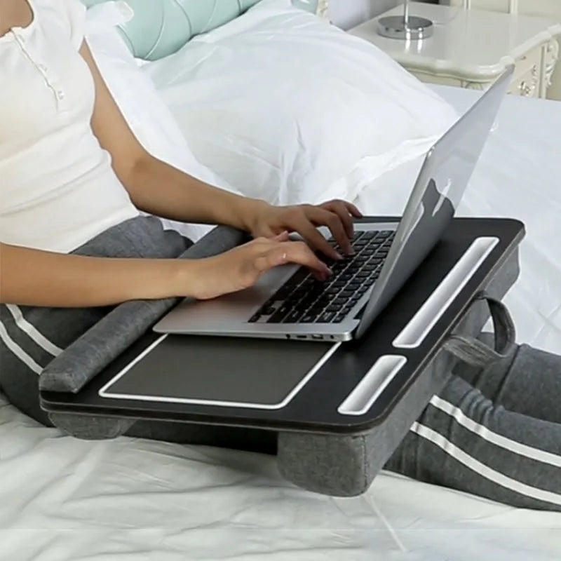 Multi-Purpose Laptop Desk with Mouse Pad – Portable Bed, Sofa & Lap Table