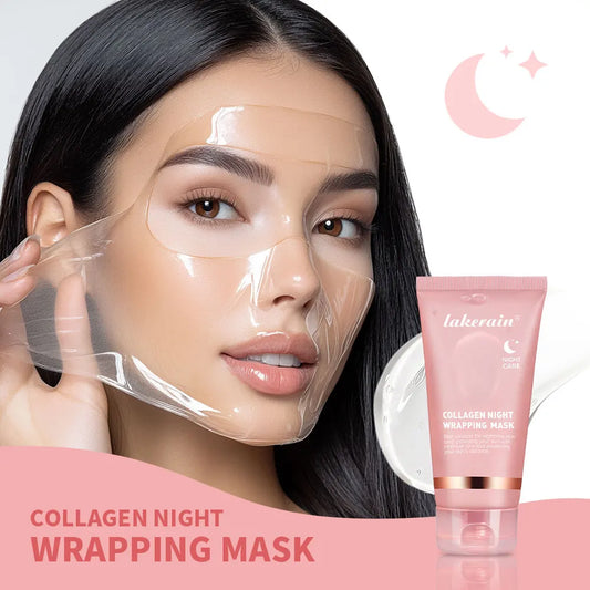 Korean Collagen Overnight Peel-Off Mask – Hydrating & Firming Skin Treatment