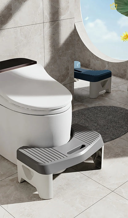 Ergonomic Toilet Stool – Anti-Slip Bathroom Squatting Footrest
