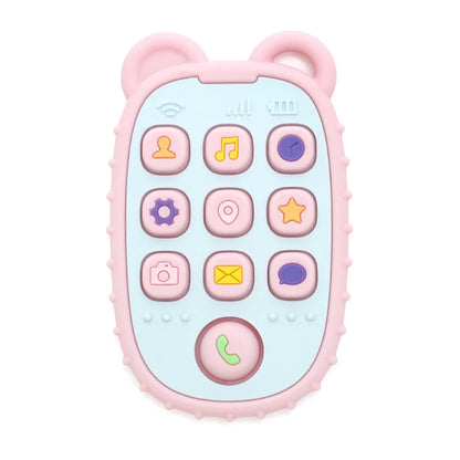Silicone Baby Phone Teether – Mobile Phone Sensory Teething Toy