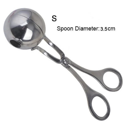 Stainless Steel Meatball Maker – Non-Stick Meat & Rice Ball Shaping Spoon