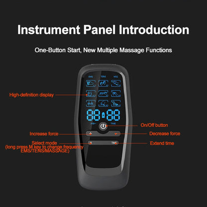 TENS Muscle Stimulator – Electric Pulse Massager for Muscle Relaxation