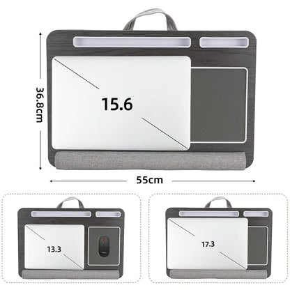 Multi-Purpose Laptop Desk with Mouse Pad – Portable Bed, Sofa & Lap Table