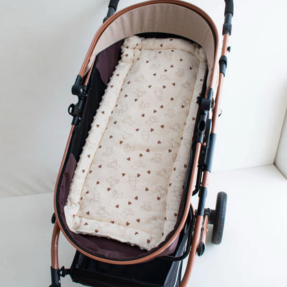 Baby Stroller Seat Cushion – Soft Breathable Pushchair Mattress Pad