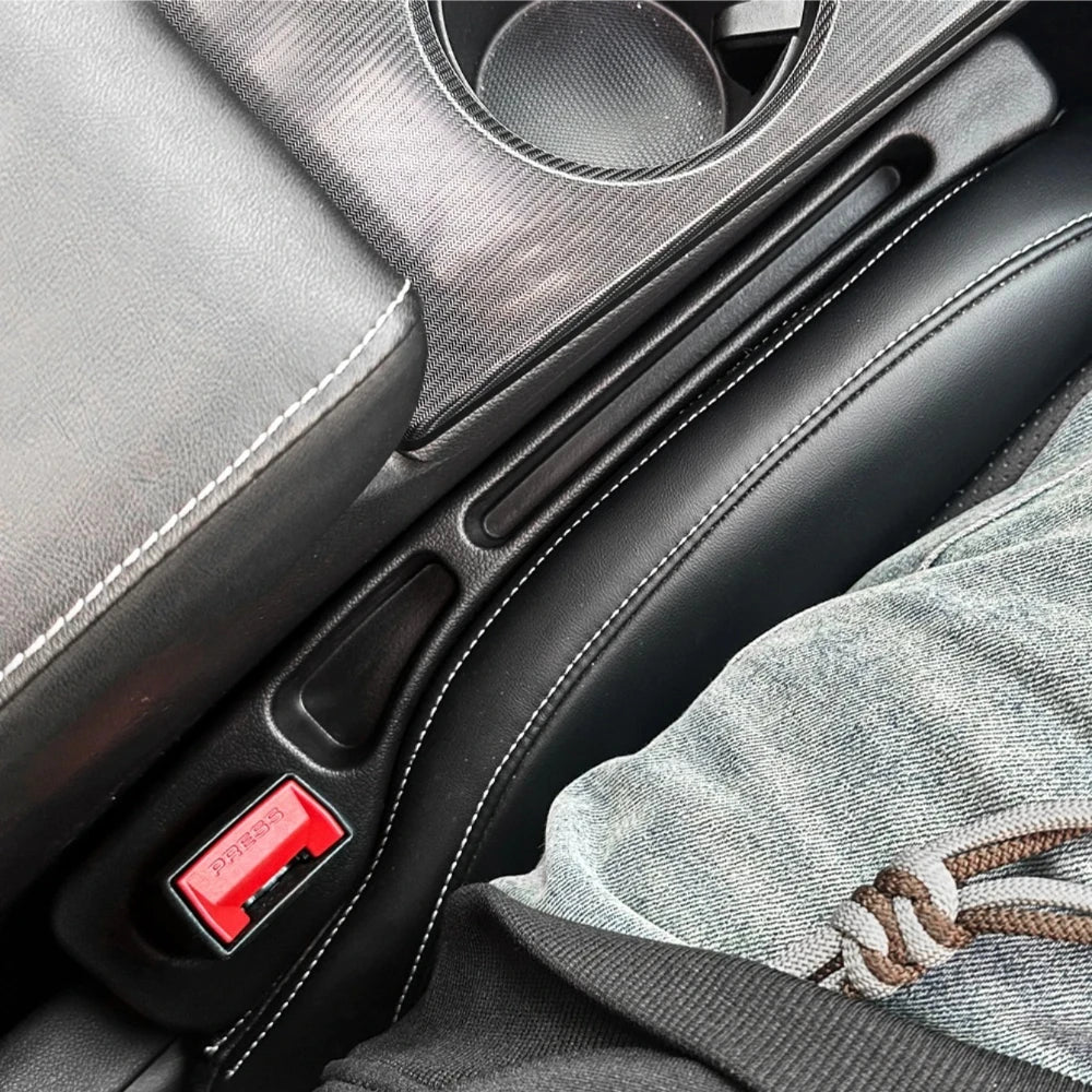 2PCS Car Seat Gap Filler Organiser – Waterproof Seat Gap Plug Strips