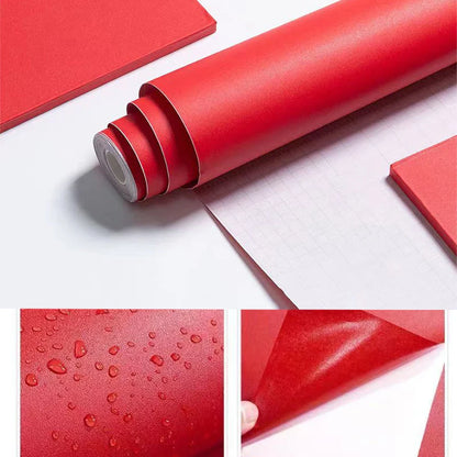 Waterproof Self-Adhesive Wallpaper (14 colours available)