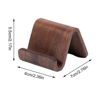 Wooden Phone & Business Card Holder (available in 2 designs)