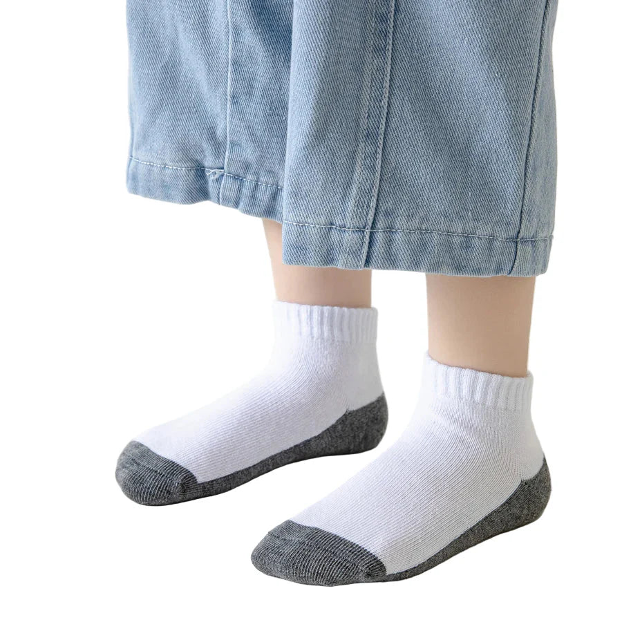 5 Pairs of Cotton Socks – For Boys & Girls (1–12 Years)