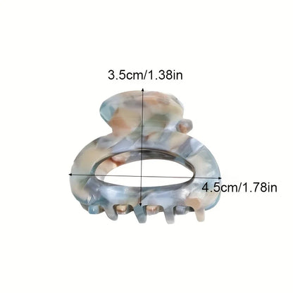 Elegant Oval Hair Claw Clip