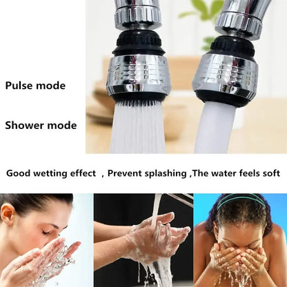 Rotating Tap Extender – High Pressure Kitchen & Bathroom Faucet Attachment
