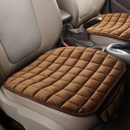 Universal Plush Car Seat Cushion – Anti-Slip All-Season Seat Protector