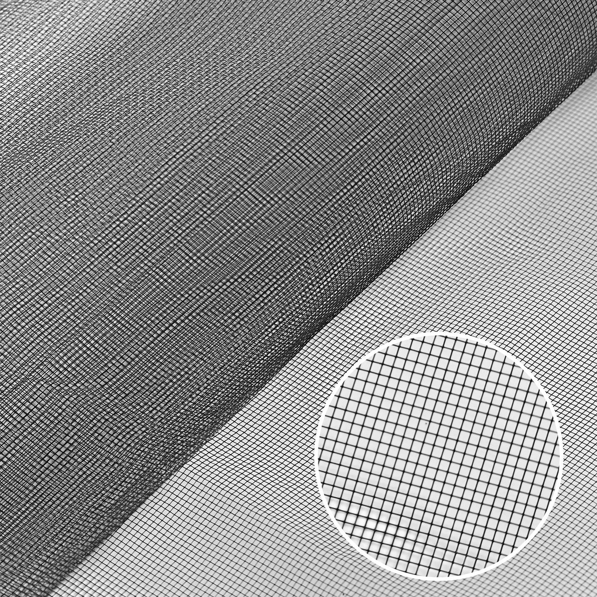 Self-Adhesive Window Insect Screen – Black Mosquito & Fly Mesh Net