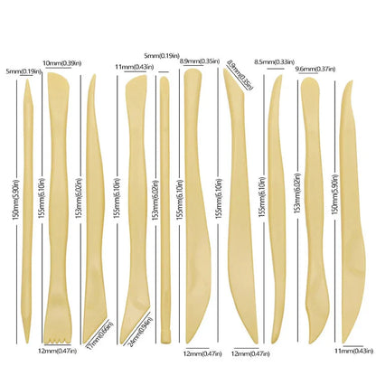 Clay Sculpting Tool Set (10 piece)