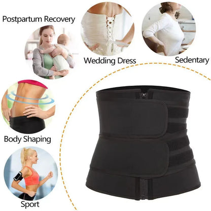 Fitness Waist Trainer – Slimming & Support Sweat Band