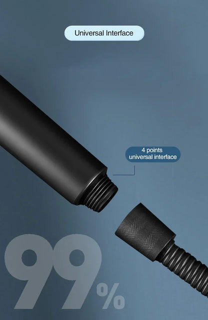 3-Mode High Pressure Shower Head with Built-In Filter & Massage