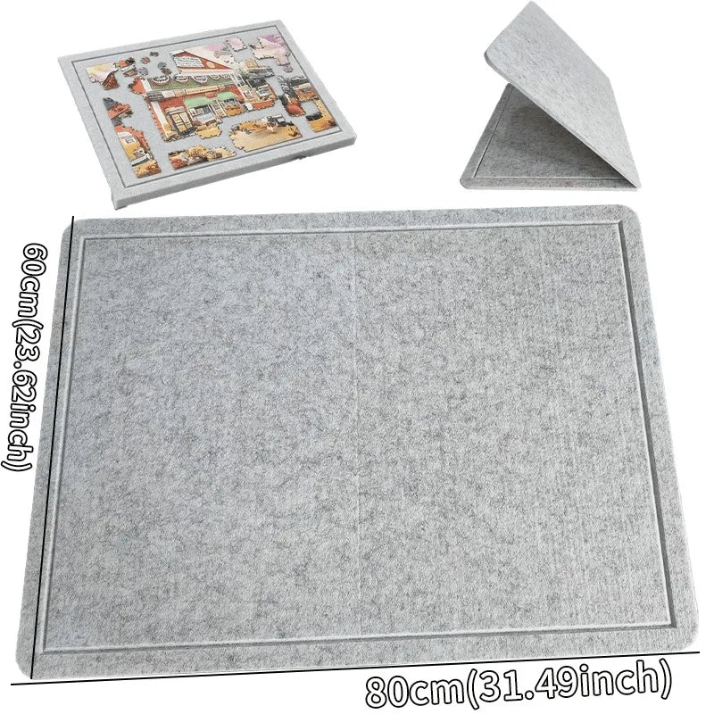 Portable Puzzle Board with Felt Mat – 1000 Piece Puzzle Table