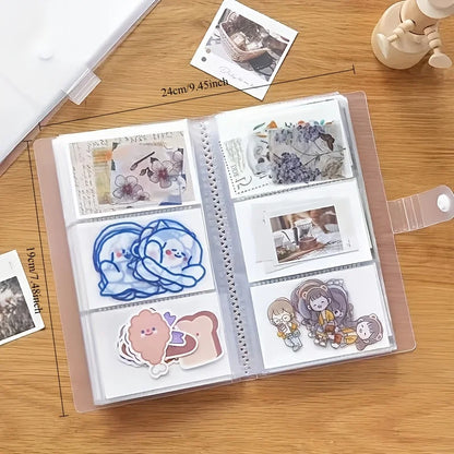 240-Pocket Mini Photo & Collectible Card Album – 3-Inch Storage Organiser