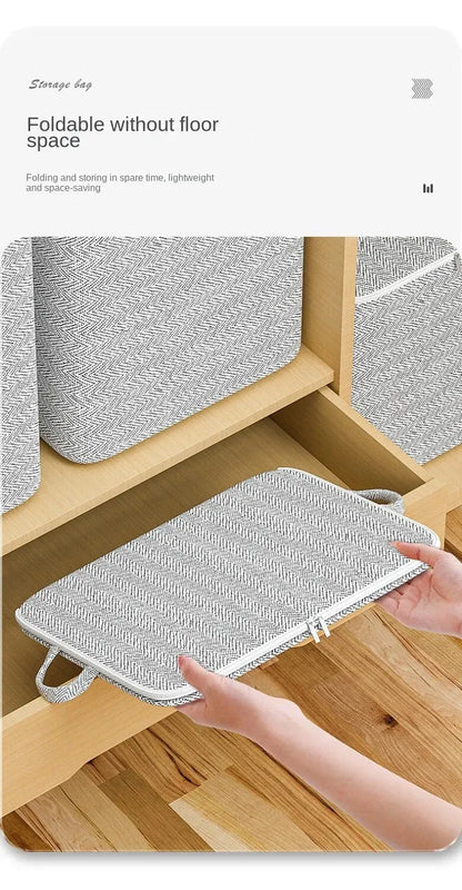 Large Capacity Storage Bag – Foldable Closet & Wardrobe Organiser