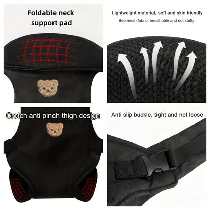 4-in-1 Ergonomic Baby Carrier – Adjustable Front & Back Infant Carrier (Up to 10kg)