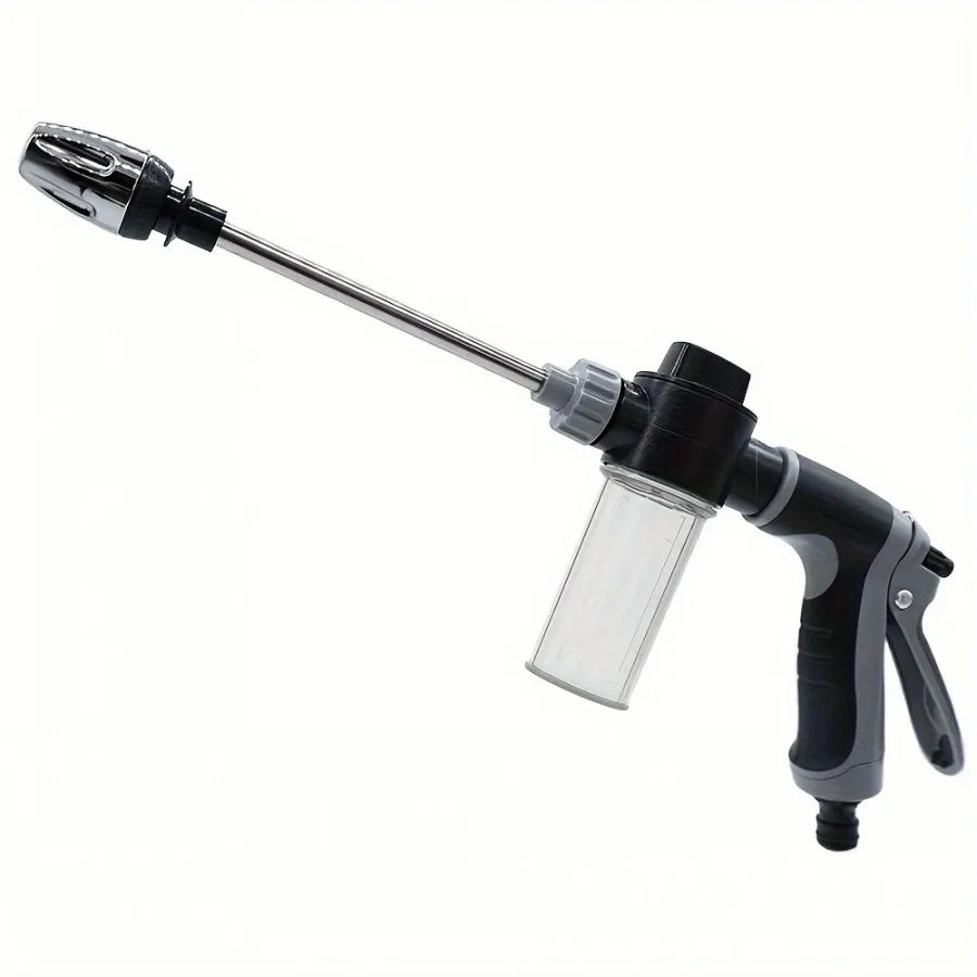 High-Pressure Garden Hose Spray Gun – Multi-Purpose Car Wash & Foam Cleaning Nozzle