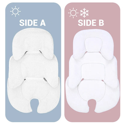 Universal Reversible Baby Stroller Seat Pad – Soft Double-Sided Pram & Car Seat Cushion