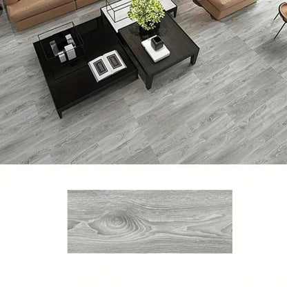 PVC Wood Grain Self-Adhesive Floor Tiles – 40x15cm (10Pcs) (available in 8 designs)