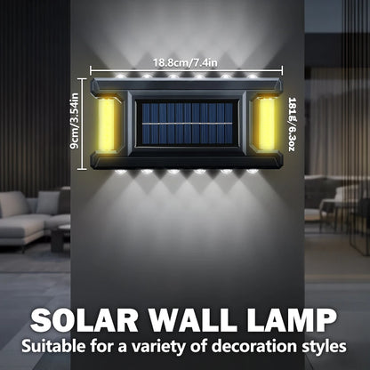 Solar LED Wall Light – Waterproof Up & Down Outdoor Garden Light