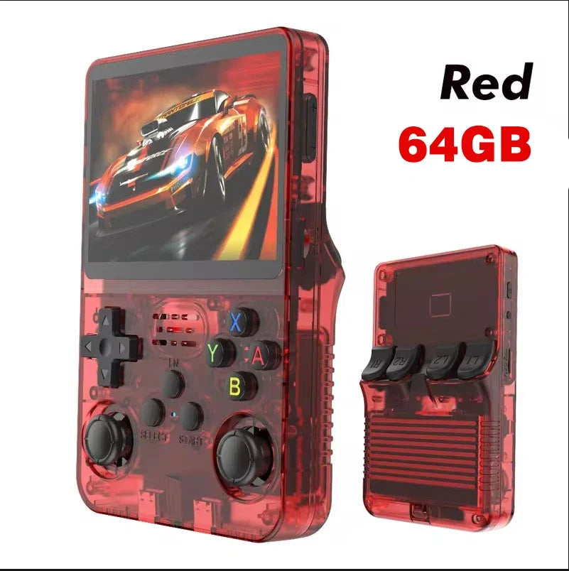 R36S Retro Handheld Game Console – Linux Gaming Console with 3.5" IPS Display (64GB / 128GB)