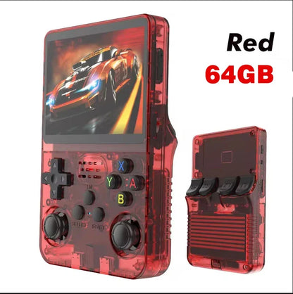 R36S Retro Handheld Game Console – Linux Gaming Console with 3.5" IPS Display (64GB / 128GB)