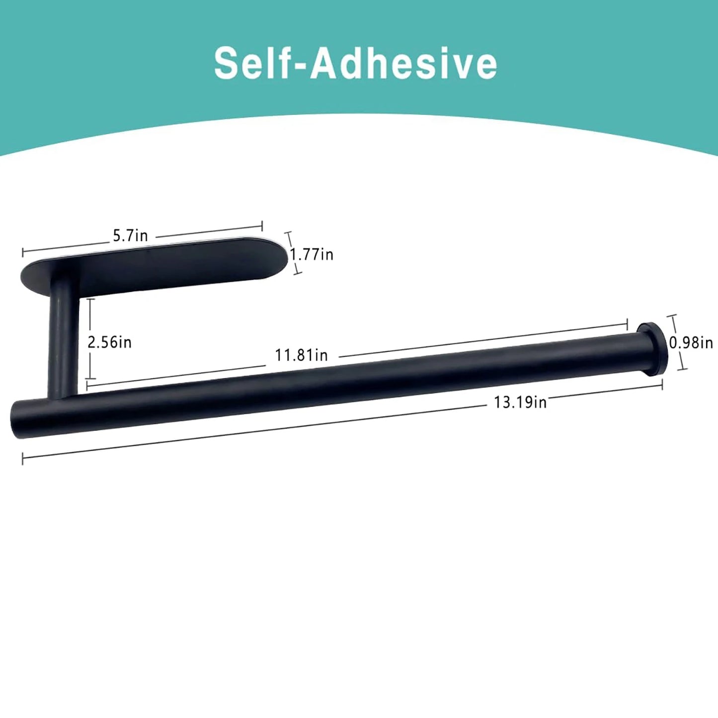 Adhesive Paper Towel Holder – No-Drill Kitchen Rack