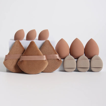 12-Piece Makeup Sponge & Powder Puff Set – Beauty Blenders, Cushion Puffs & Mini Makeup Sponges